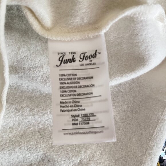 JUNK FOOD Women’s Philadelphia Eagles Kickoff Crop Crew Fleece. Size M - Picture 10 of 10